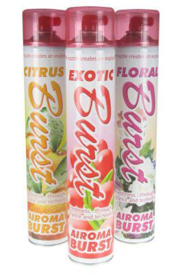 Airoma Burst powerspray luchtverfrisser, 750 ml citrus