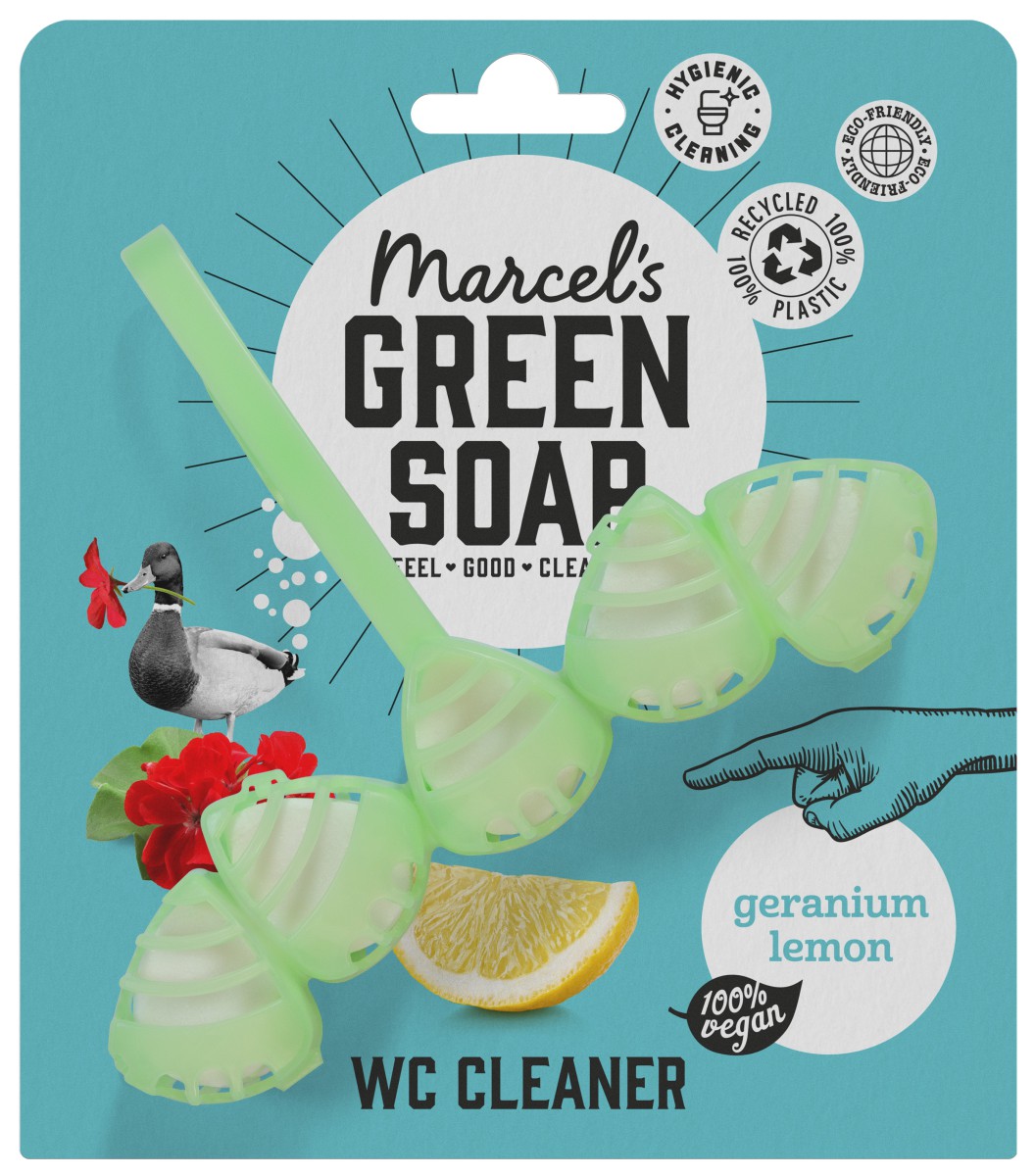 Marcel‘s Green Soap Toiletblok Geranium & Lemon, 1 st