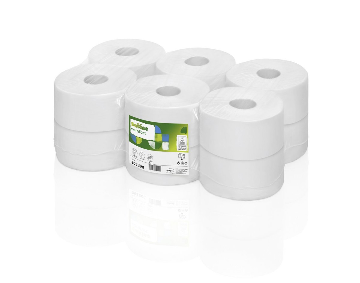 Satino Comfort toiletpapier mini jumbo 2lgs, 12 x 150 m