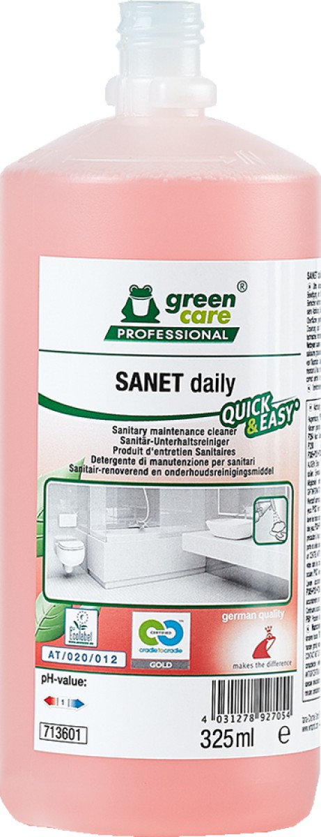 Tana GreenCare Sanet daily Q&E sanitairreiniger, 325 ml