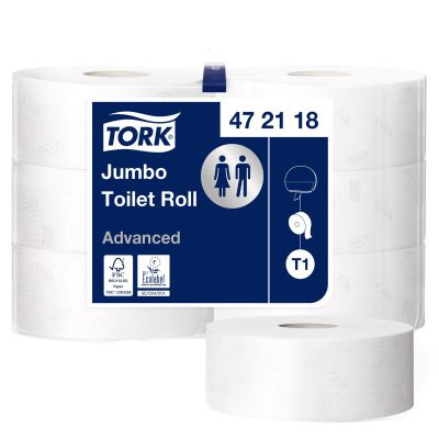 Tork Adv. toiletpapier jumbo 2lgs, 6x360 m