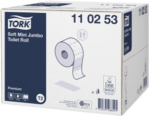 Tork Prem. toiletpapier mini jumbo 2lgs,12x170m