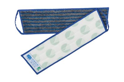 Numatic Micro Vision heavy duty microvezelmop velcro grijs, 40 cm Numatic Micro Vision heavy duty microvezelmop velcro grijs, 40 cm