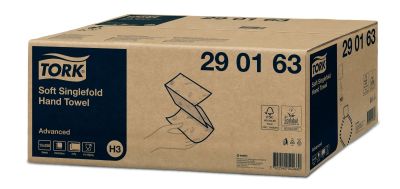 Tork Adv. handdoek z-vouw 2lgs 23x25cm, 3750 vel Tork Adv. handdoek z-vouw 2lgs 23x25cm, 3750 vel