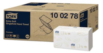 Tork Prem. handdoek z-vouw 2lgs 23x23cm, 3000 vel Tork Prem. handdoek z-vouw 2lgs 23x23cm, 3000 vel