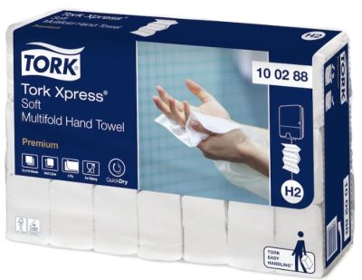 Tork Prem. xpress handdoek XL 2lgs 21x34 cm, 2310 vel Tork Prem. xpress handdoek XL 2lgs 21x34 cm, 2310 vel