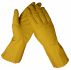 huishoudhandschoen latex geel