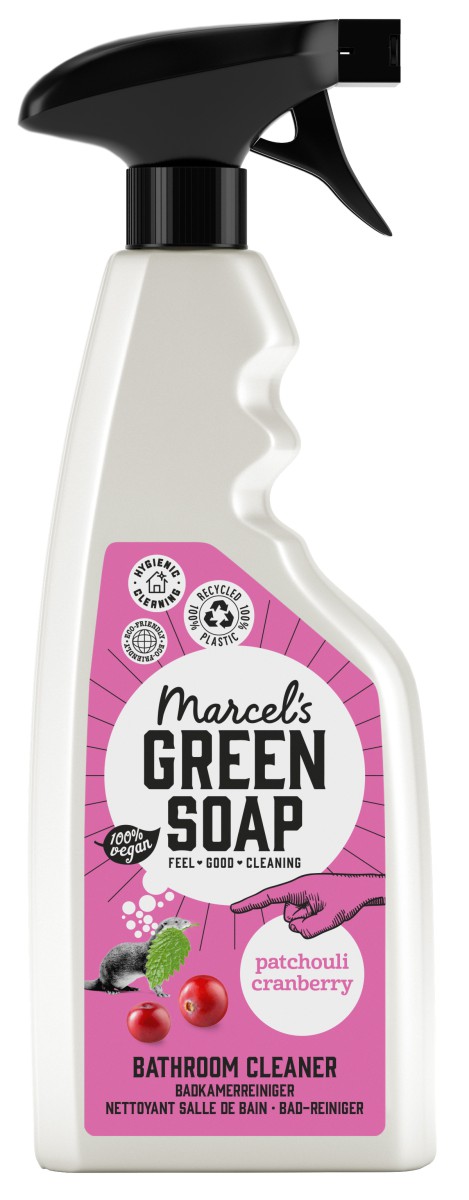 Marcel‘s Green Soap Badkamerspray Patchouli & Cranberry, 500 ml