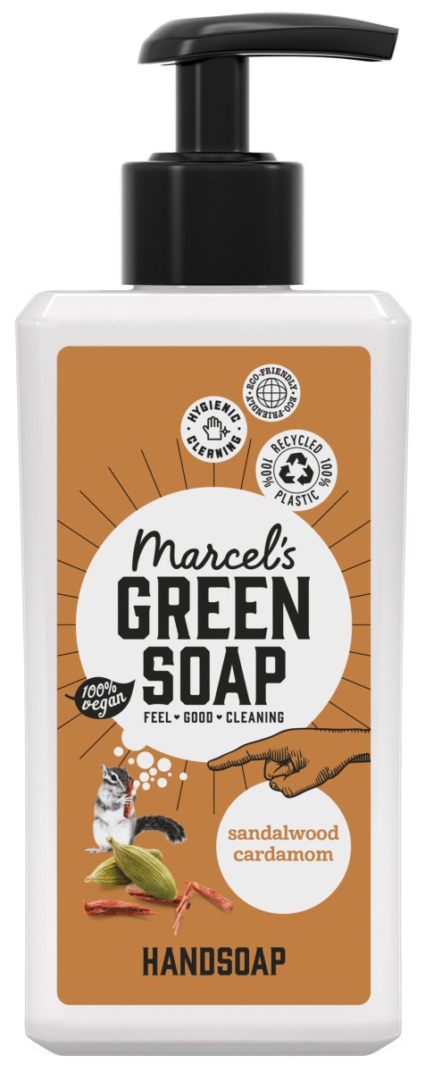 Marcel‘s Green Soap Handzeep Sandelwood & Cardamom, 250 ml
