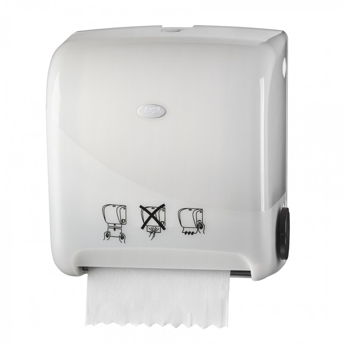 Pearl Autocut handdoekroldispenser matic wit