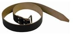 SPC Lederen riem, 120cm