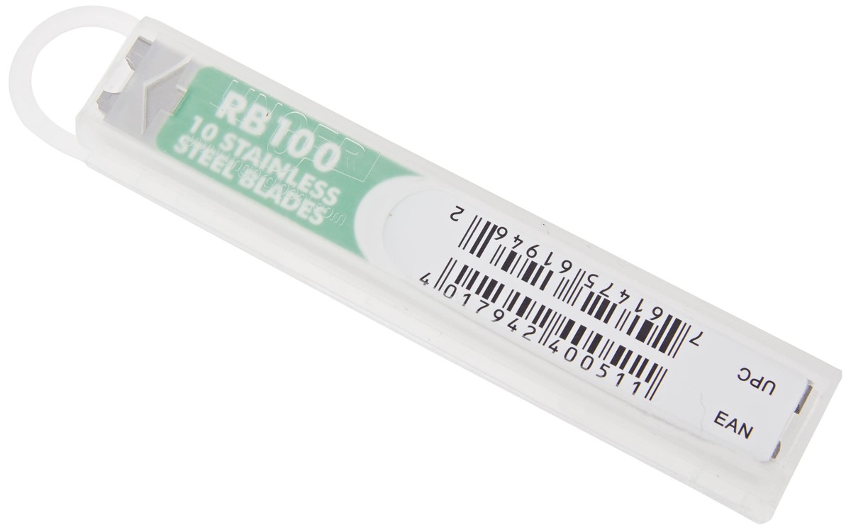 Unger Glasschrapermessen 10 cm, 10 st