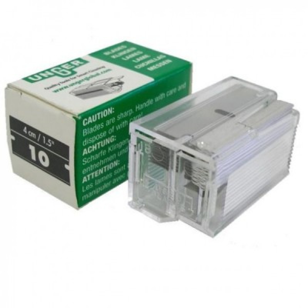 Unger Veiligheidsschraper mesjes 4 cm, 10 st