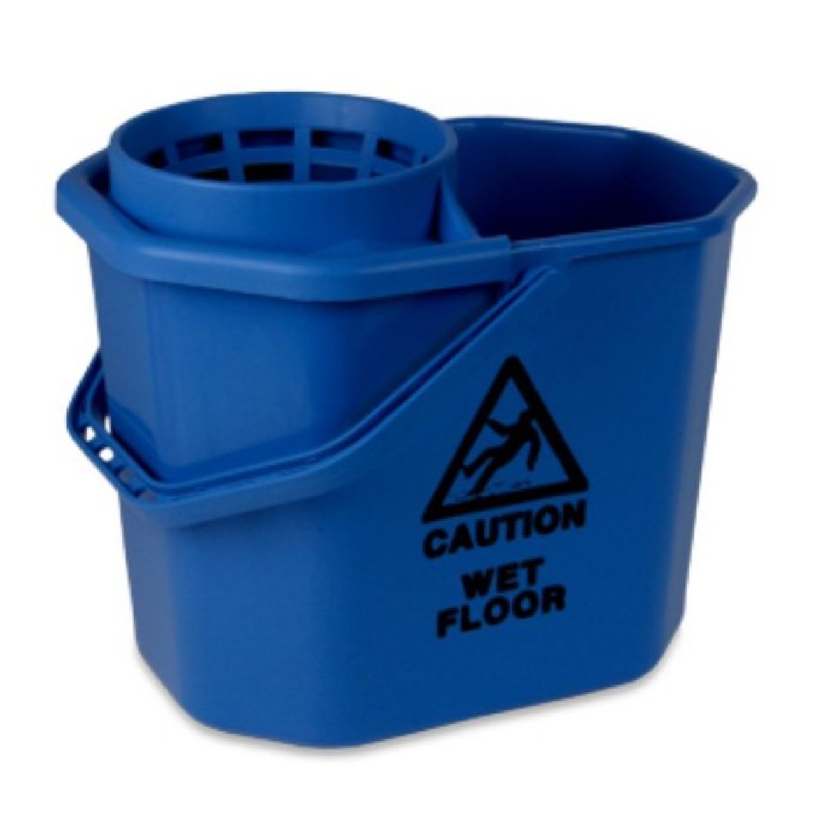 Wecoline mopemmer met korf 12 liter blauw