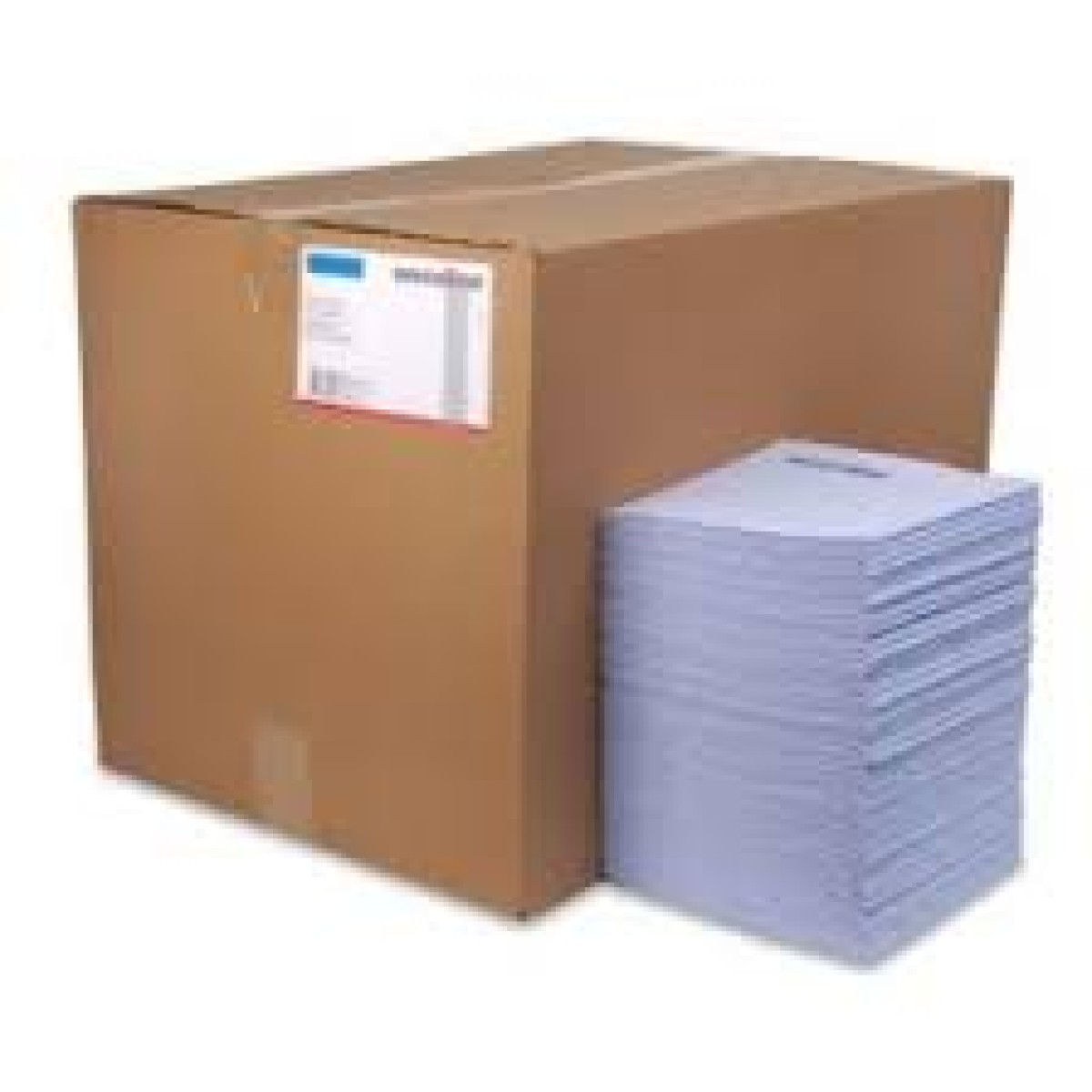 Reinigingsdoek nonwoven, 200 st blauw